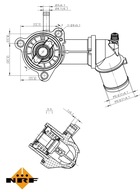 Termostat układu chłodzenia EASY FIT 725164