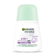Garnier Mineral 6-v-1 Protection Floral Fresh roll-on antiperspirant 50 ml