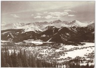 Zakopane widok ogólny panorama Tatr