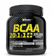 OLIMP BCAA XPLODE POWDER 500g 20:1:1 LEUCYNA AMINO BIAŁKO B6 ANABOL MOCNE