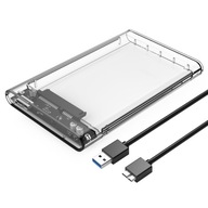 Orico Obudowa na dysk SATA 2,5" USB 3.1 5 Gbps przezroczysta transparentna