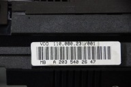 dials clock A2035402647 MERCEDES - BENZ C 220 CDI KOMBI
