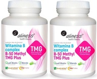 2x Aliness Vitamín B-50 Komplex METYLO B12,B3 B1