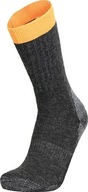 Ponožky MT Work, antracitovo-oranžové, veľkosť 42-44