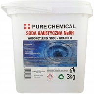 SODA KAUSTYCZNA DO RUR SYFONU WODOROTLENEK SODU 3 KG