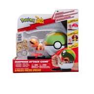 Hra POKEMON Surprise Attack Trapinch Figurine Pokeball