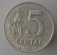 Litwa 5 centów 1991