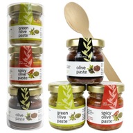 GÖRÖG OLÍVA PASZTA SZENDVICSEKHEZ AJÁNDÉK SZETT AJÁNDÉK 3X 40G PHYSIS