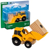 BRIO 33436 Drevené rýpadlo Nabíjačka FRONTA