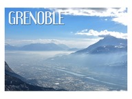 FRANCJA - Grenoble - Panorama - Magnes na lodówkę