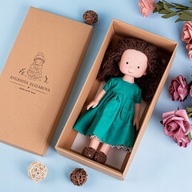 Ručne vyrobená figúrka bábiky Astoria 25 cm Waldorfská bábika