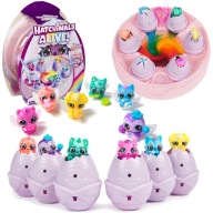 HATCHIMALS ALIVE! DÚHOVÁ LIAHEŇ SADA 6 FIGÚROK VO VAJÍČKACH + PRÍSLUŠENSTVO