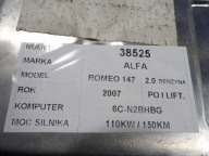 Alfa Romeo 147 computer, control unit 51803562 CFC208F.18 62000.095.02