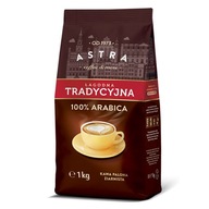 Kawa Astra Łagodna Tradycyjna 1kg ziarnista 100% arabika