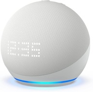 Reproduktor Amazon Alexa Echo Dot CLOCK 5 biely s hodinami 2023 rok 15 W
