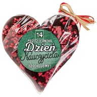 Pedagógusnapi ajándék CSOKOLÁDÉ szív 85 g