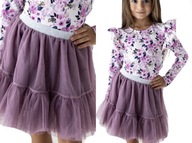 Tutu sukňa tylová fialová Lily Grey 134