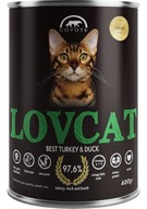 Coyote | LOVCAT | Indyk z kaczką 400g