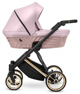 Kunert Ivento Premium wózek dziecięcy 1w1 dla dziewczynki złota rama