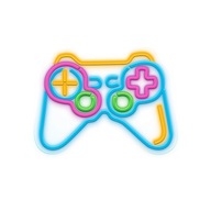 Neon PLEXI LED svietidlo PAD GAMEPAD Multicolor USB 5V 2A Stmievač Neolia