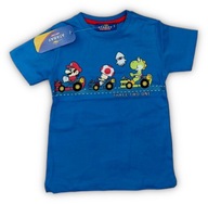 Tričko Super Mario modré 86