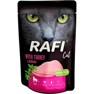 Mokra Karma dla Kota Kotów Rafi Cat z Indykiem bez Konserwantów Zbóż 100g