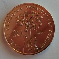 Moneta 2zł WOŚP - 20 lat - 2012r.