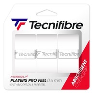 Vrchný obal Tecnifibre Players Pro Feel 0,6 mm. white
