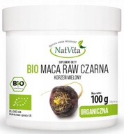 NatVita Bio Maca Czarna 100g Organiczna RAW