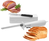 ELEKTROMOS KÉS HALKENYÉR HÚSHOZ TÖBBFUNKCIÓS FEHÉR + SOK TOK