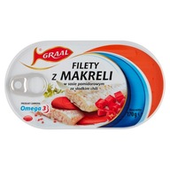 Graal Filety z makreli w sosie pomidorowym ze słodkim chili 170 g