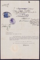 Akt notarialny 3 MARK SACHSEN Leipzig 1932