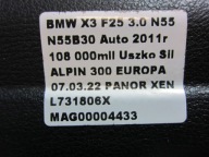 BMW X3 F25 moulding threshold front right 9175048