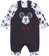 Ogrodniczki + body Myszka Mickey 0-0 m 50 cm