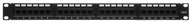 PATCH PANEL RJ-45 PP-24/RJ/6, 1U, 24 porty kat. 6