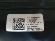 DODGE CHARGER 19- feu arrière arrière du capot couverture