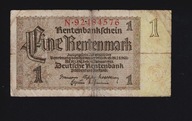 BANKOVKA NEMECKO -- 1 značka RENTENMARK -- 1937 rok, séria N