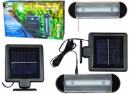 LAMPA SOLARNA LED KINKIET do ogrodu 10 LED kabel