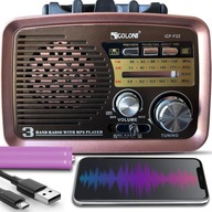 RADIO KUCHENNE FM AM PRZENOŚNE BUDOWALNE NA BATERIE BLUETOOTH MICRO SD USB