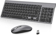 Cimetech Bezprzewodowa klawiatura i mysz Combo jeden odbiornik USB 2,4G