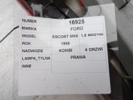 Ford Escort MK6 light rear right kombi 91AG13N004