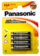 Baterie Panasonic Alkaliczne Power LR3/AAA 1.5V x4