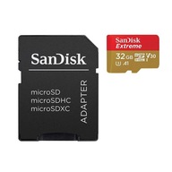 SanDisk Extreme microSDHC Karta pamięci 32 GB A1 V30 UHS-I U3 100/60 MB/s