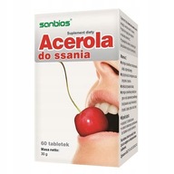SANBIOS Acerola witamina C 60 tabletek do ssania