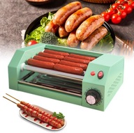 Desktop Mini stroj na vaľkanie hotdogov, ohrievač hotdogov