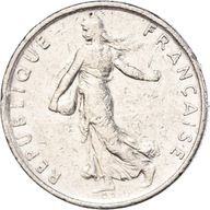 Moneta, Francja, Semeuse, 1/2 Franc, 1965, Paris,