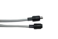 Kabel głośnikowy DIN wtyk/gniazdo 2x1,5mm,biały 5m