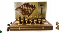 Intarzovaný šach vyrezávaný 35x35