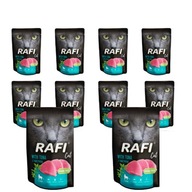 Karma dla kota Rafi 10x100g tuńczyk sterylizowany