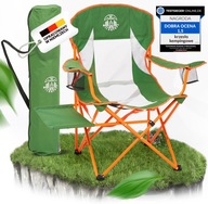Záhradná skladacia stolička na piknik kemping turistické stoličky stabilné